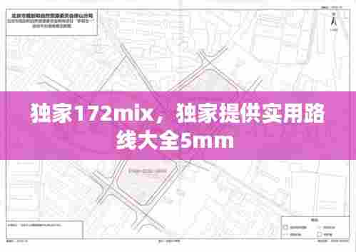 独家172mix，独家提供实用路线大全5mm 