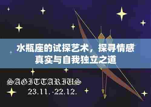 水瓶座的试探艺术,探寻情感真实与自我独立之道