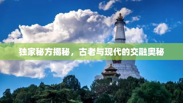 独家秘方揭秘，古老与现代的交融奥秘