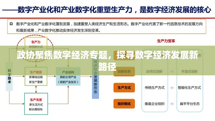 政协聚焦数字经济专题，探寻数字经济发展新路径