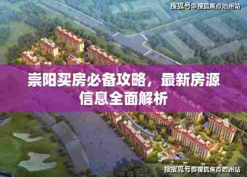 崇阳买房必备攻略,最新房源信息全面解析