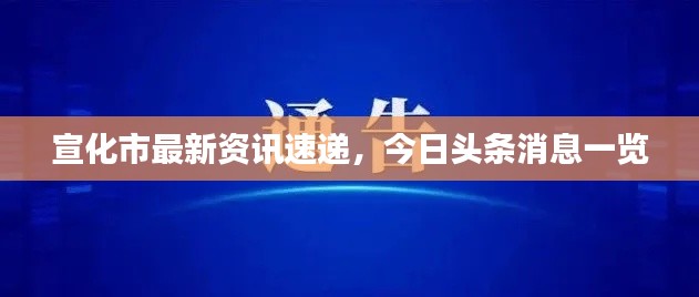 宣化市最新资讯速递，今日头条消息一览