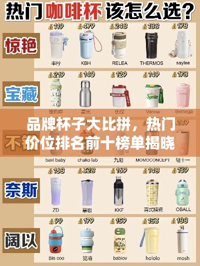 品牌杯子大比拼，热门价位排名前十榜单揭晓！
