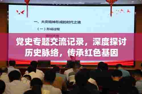党史专题交流记录，深度探讨历史脉络，传承红色基因