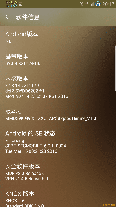 s6 edge  版本,实地评估数据方案 Gold_v7.306
